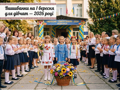 Вышиванка для девочки на 1 сентября 2026 — купить в КРАМИЯ