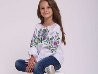 Buy an embroidered shirt for a girl at an online store of embroidered clothing.