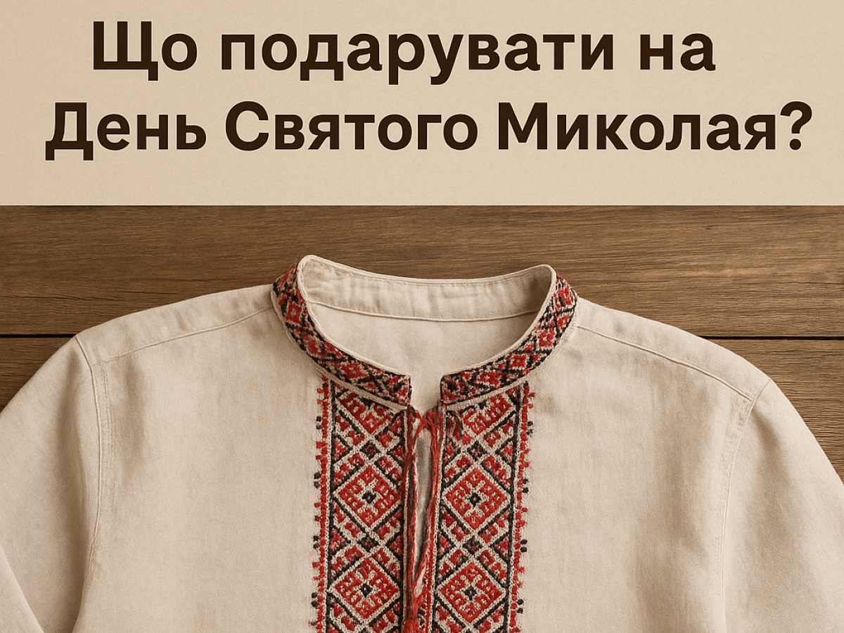 Подарок на Николая - вышиванка