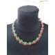 Necklace jute green