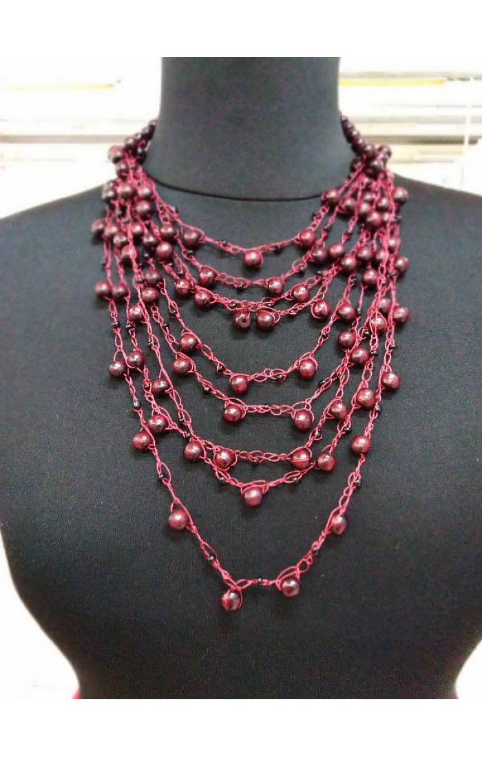 Cobweb necklace