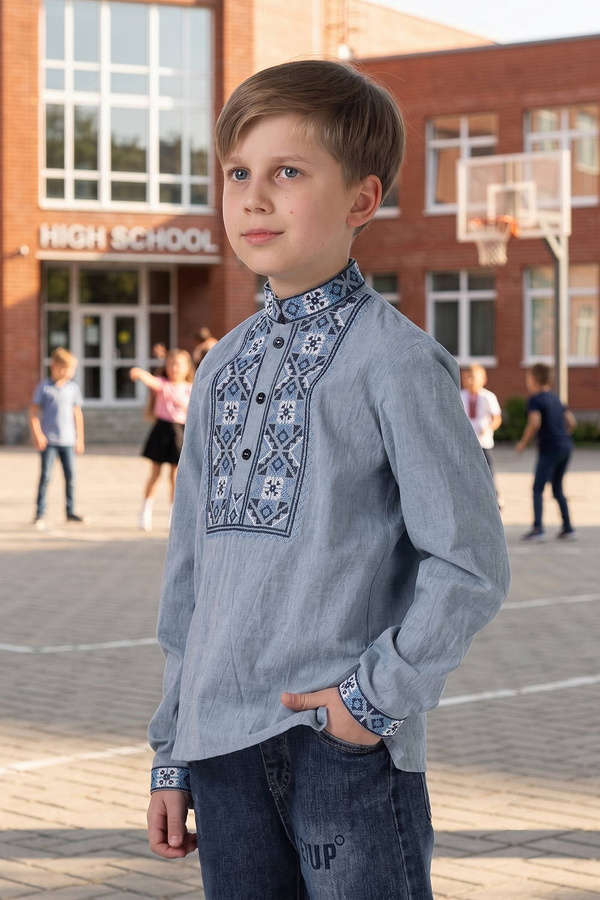 Danislav embroidered shirt for a boy