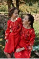 Vyshyvanka for a girl Olesya (white with red)