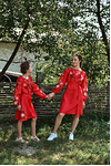 Embroidered vyshyvanka dress for a girl — Bird