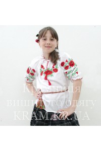 Макова роса, вишиванка для дівчат