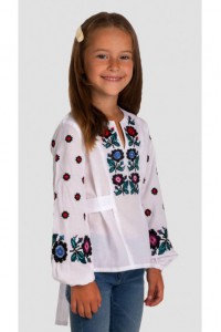 Embroidered shirt for a girl Charming 