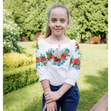 Embroidered blouse for girl named Vasylynka.