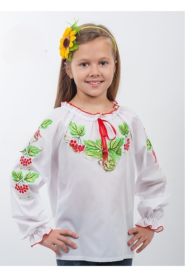 Вышиванка для девочки Калина 