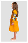 Solomiya dress for a girl mustard color