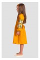 Solomiya, dress for a girl mustard color