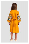 Solomiya dress for a girl mustard color