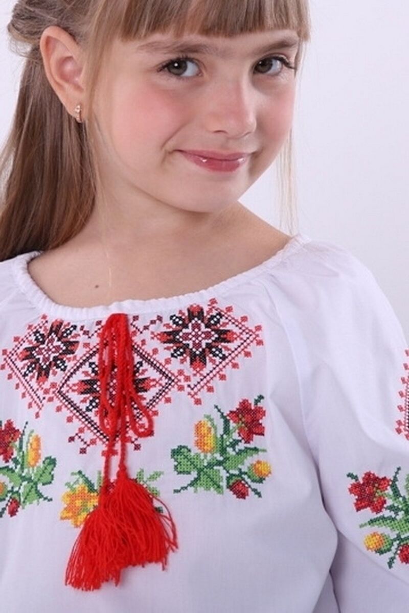 Вишиванка для дівчинки Ромби, 122