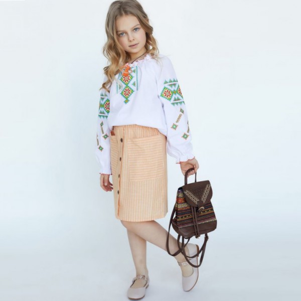 Вишиванка для дівчинки Гуцулочка, розмір 128 Вишиванка для дівчинки Гуцулочка, розмір 128