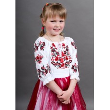 Иваничка блузка вышиванка для девочки с вышивкой