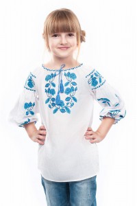 Dream, embroidered shirt for girls