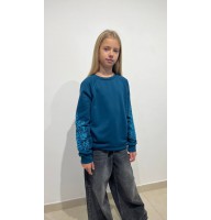 Cвітшот дитячий бірюзовий Cварог, 128