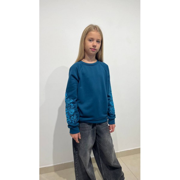 Children's sweatshirt blue Svarog