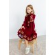 Elya, cherry blossom embroidered dress for a girl