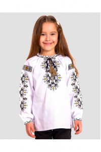 A charming embroidered 2 shirt for a girl