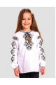 A charming embroidered 2 shirt for a girl