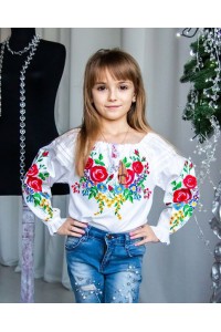 Вышиванка для девочки Розалия