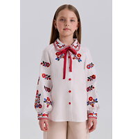 Girls' vyshyvanka "Yavorivska" white