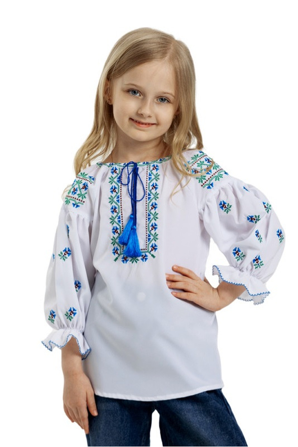 Вышиванка для девочки Веселка