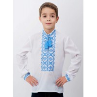 Вишиванка для хлопчика білого кольору