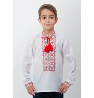 White embroidered shirt for a boy 44012