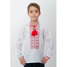 Hoverla, blue embroidered shirt for a boy