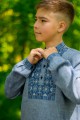 Вышитая рубашка для мальчика Перунов цвет размер 170 