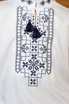Blue embroidered shirt for the boy Vsevolod, 116