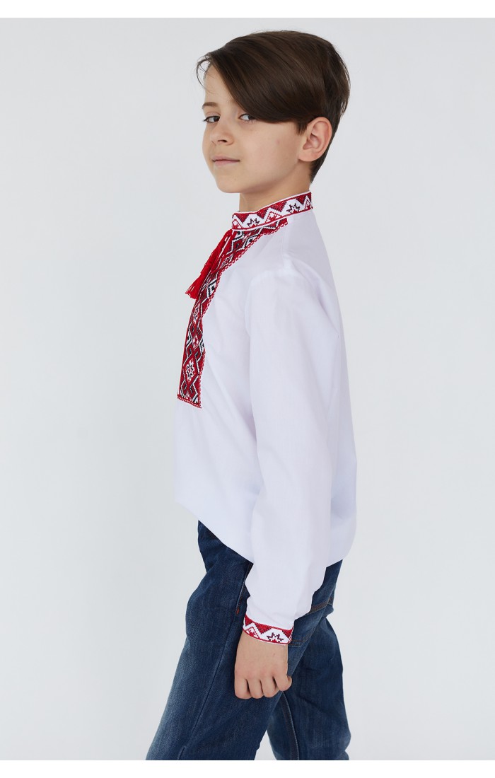 Svitozar, an embroidered shirt for a boy