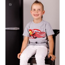 Wheelbarrows, T-shirt for a boy with embroidery