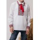 Stozhary red, embroidered shirt for a boy