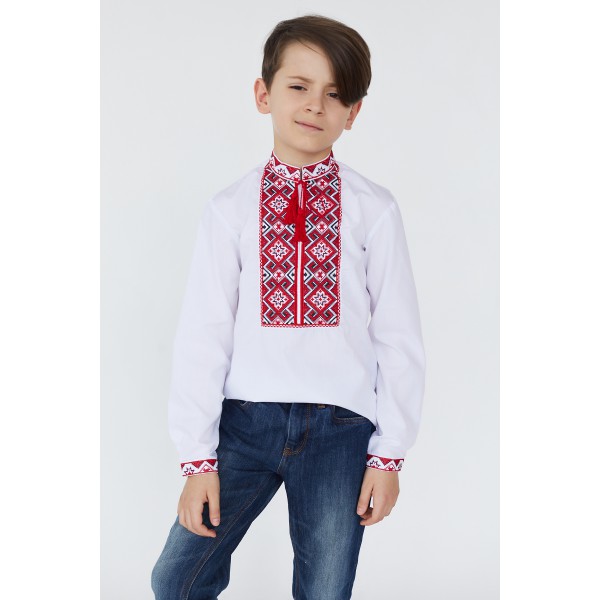 Svitozar, an embroidered shirt for a boy