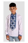 Dorofiy blue embroidered shirt for a boy