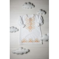 Сукня для хрещення біла з вишивкою Лілеї, розмір 68-74