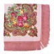 Bouquet of roses, women's pink handkerchief