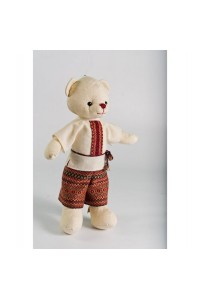 Данилко, ведмедик з вишитим стильгим одягом
