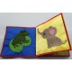 ANIMALS. THE FIRST KID'S BOOK (SOFT BOOK) WITH TEXTILES