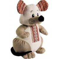 Mouse Levko, a toy with embroidered geometric patterns Mouse Levko, a toy with embroidered geometric patterns