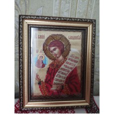 Ікона Святого Романа, принт з бісером