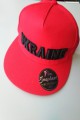 Ukraine red color, cap