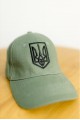 Men's khaki Trizub baseball cap