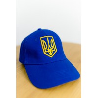 Men's blue trident baseball cap.