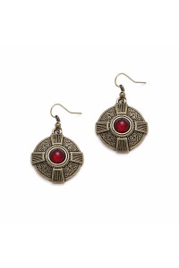 RUBIN CHARISM EARRINGS BRONZE