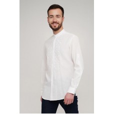 Orest, a white embroidered jacket with white embroidery