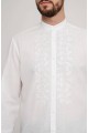Чоловічі біла вишиванка з білою вишивкою  Орест Чоловічі біла вишиванка з білою вишивкою  Орест