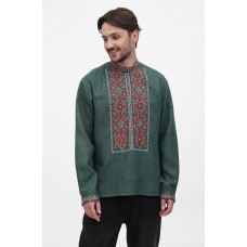 Oleksa men's green embroidered jacket
